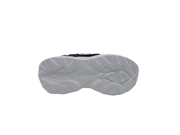 TomWins 080 Erkek Çocuk Lacivert File Cırtlı Spor Ayakkabı - 5