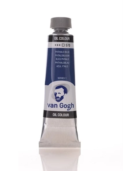 Talens Van Gogh Yağlı Boya 40 ml Phthalo Blue 570 - 1