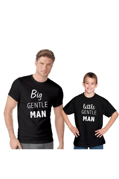 Baba Oğul Kız Gentle Man tişört (TEK ÜRÜN FİYATIDIR KOMBİN YAPMAK İÇİN 2 ADET SEPETE EKLEYİNİZ)