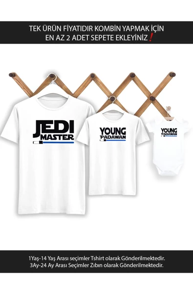 Baba Oğul Jedi Master (TEK ÜRÜN FİYATIDIR KOMBİN YAPMAK İÇİN EN AZ 2 ADET SEPETE EKLEYİNİZ) - 1