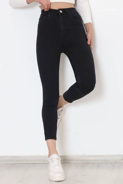 Süper Likra Kot Pantolon Koyufüme5 - 9815.1431. - 5