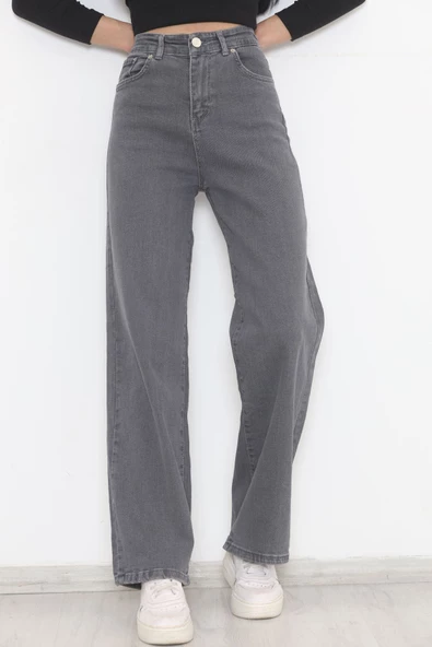 Palazzo Kot Pantolon Koyugri - 11879.1431. - Resim 5