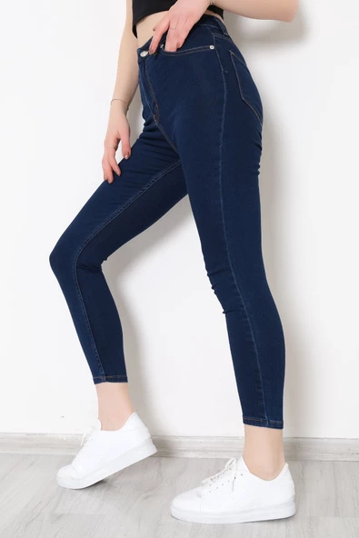 Süper Likra Kot Pantolon Koyumavi5 - 9815.1431. - 5