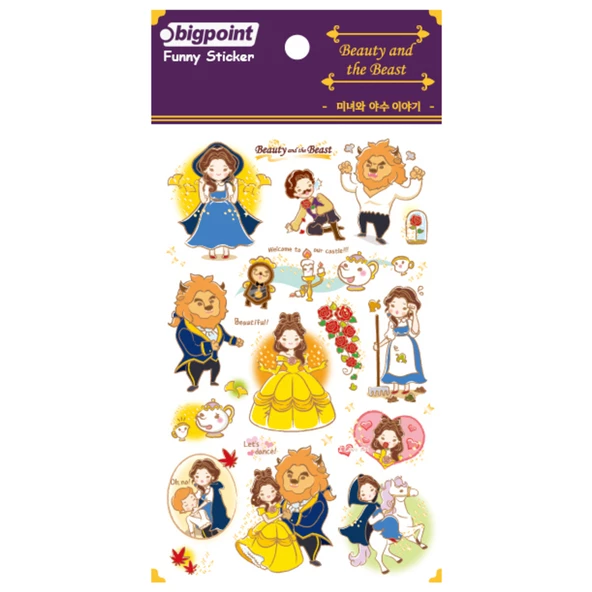 Bigpoint Sticker Güzel ve Çirkin 15'li Paket ürün görseli