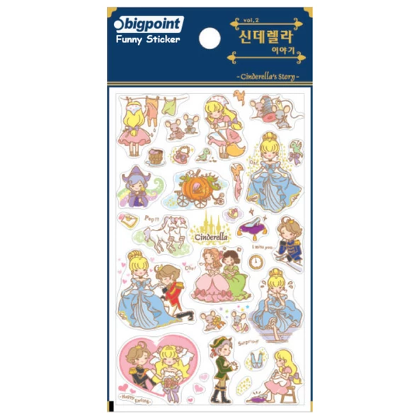 Bigpoint Sticker Cinderella's Story 15'li Paket