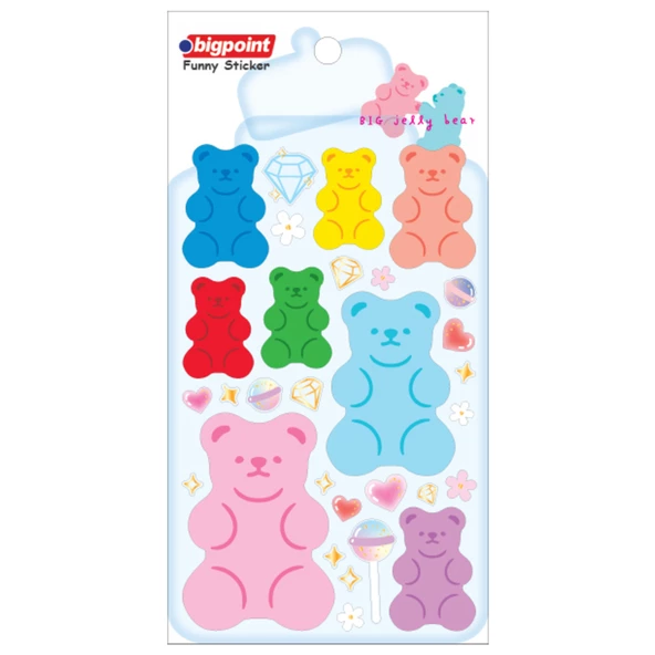 Bigpoint Sticker Büyük Jole Ayıları 15'li Paket