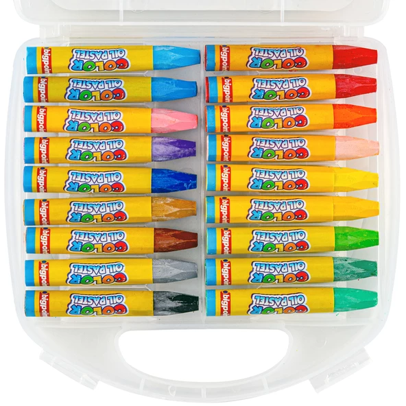 Bigpoint Pastel Boya 18 Renk - Şeffaf Çantalı x 3 Kutu - Resim 3