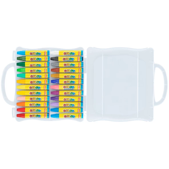 Bigpoint Pastel Boya 24 Renk - Şeffaf Çantalı x 3 Kutu - 2