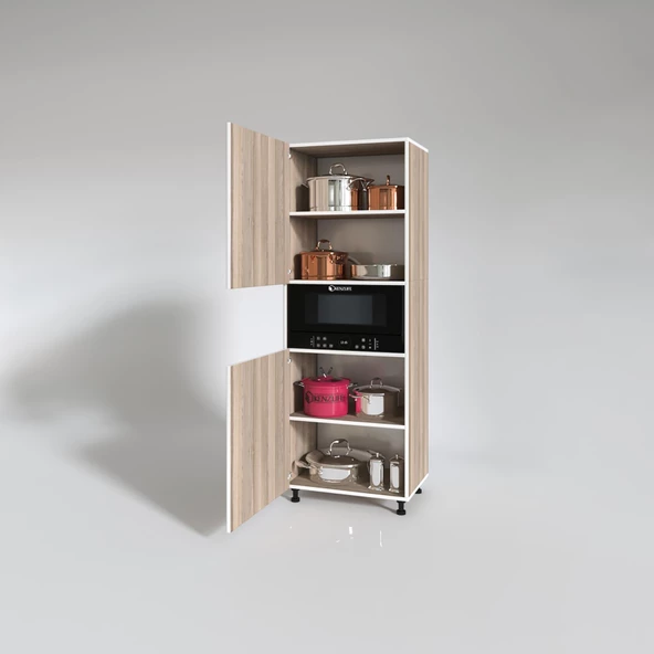 Kenzlife fırın dolabı fadime crd 185*66*45 mutfak banyo kiler ofis - 3