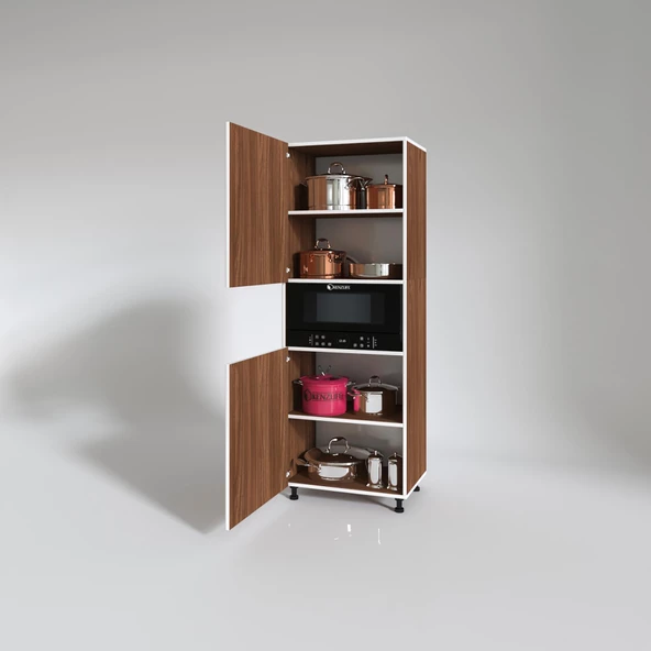 Kenzlife fırın dolabı fadime cvz 185*66*45 mutfak banyo kiler ofis - Resim 3