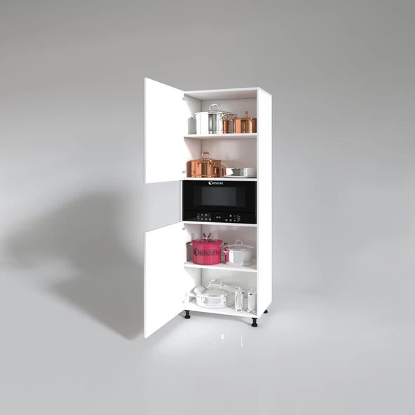 Kenzlife fırın dolabı fadime byz 185x66x45 mutfak banyo kiler ofis - 3