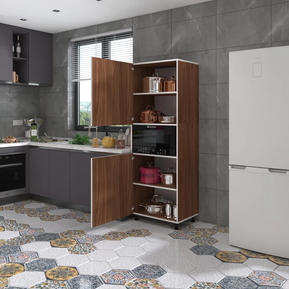 Kenzlife fırın dolabı fadime cvz 185*66*45 mutfak banyo kiler ofis