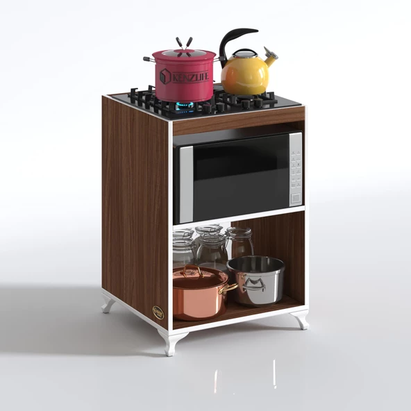 Kenzlife ocak dolabı figen cvz 85*60*57 mutfak modül mini fırın  ankastre ocak için - 2