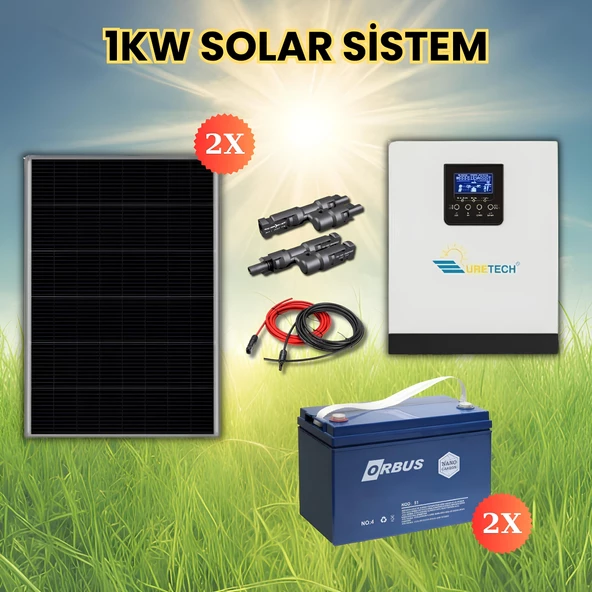 1 KW SOLAR PAKET SİSTEM