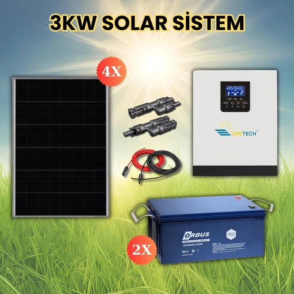 3 KW SOLAR PAKET SİSTEM