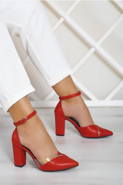 Erkan Saçmacı Aurora Kırmızı Vegan Şeffaf Tasarımlı Ayakkabı - 2