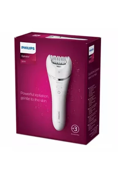 Philips 8000 Serisi Islak/Kuru Epilasyon Aleti Cihazı - Braun Mini Tüy Alma Makinesi - Kaş Usturası 3'lü Set - 2