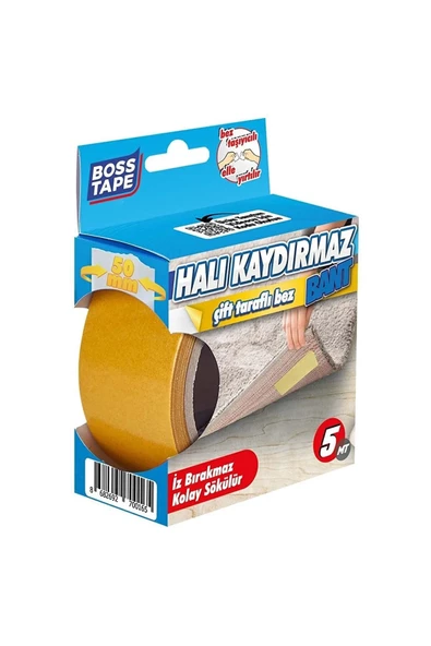 Halı Kaydırmaz Bant Halı Kilim Sabitleme ve Yapıştırma Bandı Çift Taraflı Bant 5 m - 1