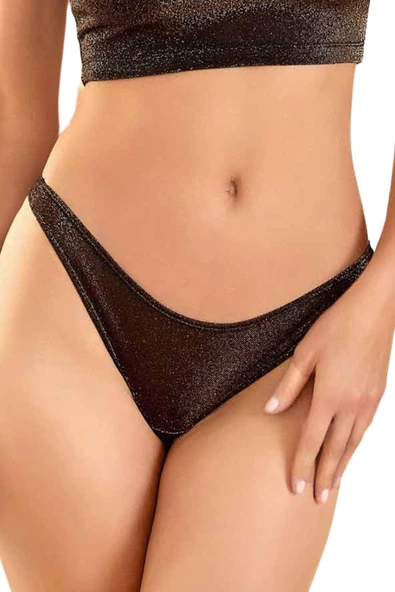 Berrak Kadın Bronz Simli Brazilian 11755 - Resim 2