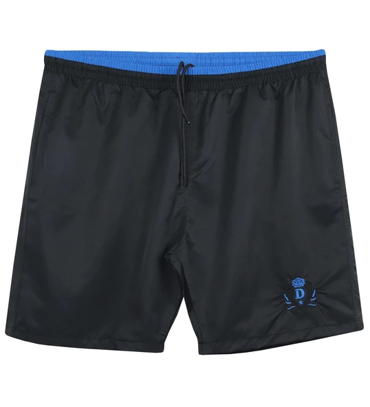 Erkek Büyük Beden 115 Kilo-194 Kilo Arası İçin Uygun Deniz Şortu Dekons Antrasit - 2