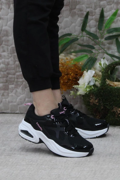 Kinetix Jewel Tx W Siyah Pembe Rahat Orijinal Ürün Kadın Spor Ayakkabı - 1