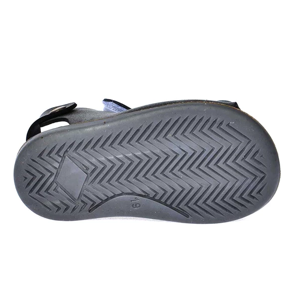 Kiko Kids Erkek Çocuk İlk Adım Sandalet Şb 2350-58 Lacivert - Siyah - 8