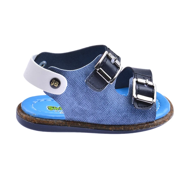 Kiko Kids Erkek Çocuk İlk Adım Sandalet Şb 2330-2339 Lacivert - Mavi