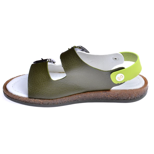 Kiko Kids Erkek Çocuk Sandalet Şb 2330-39 Yeşil - Beyaz - 5