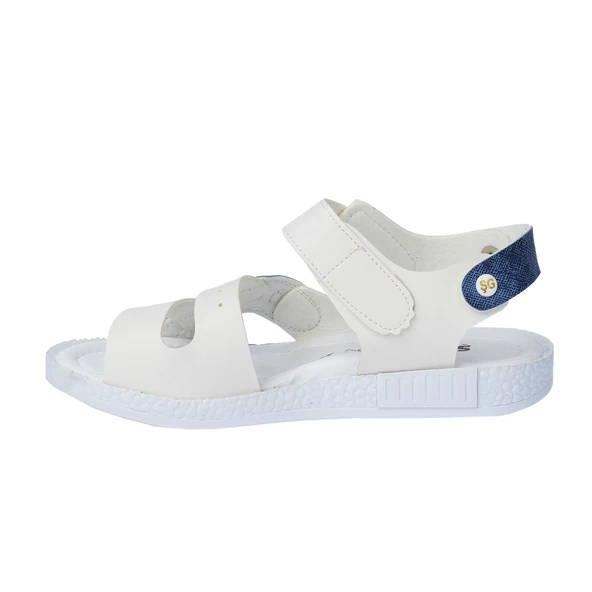 Kiko Kids Erkek Çocuk Sandalet Şb 2498-07 Beyaz - Mavi - 6
