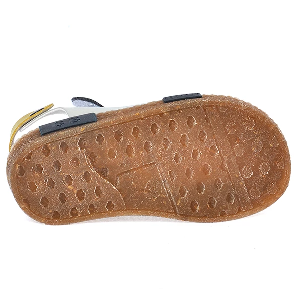 Kiko Kids Erkek Çocuk Sandalet Şb 23502508-5816 Lacivert Sarı Gri - 4