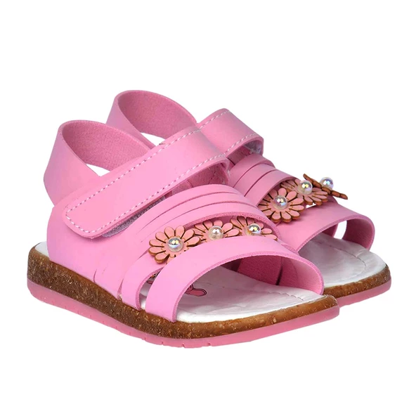 Kiko Kids Günlük Kız Çocuk Bebe Sandalet Şb 2282-90 Pembe