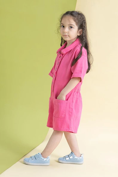 Hopfrög Kids Smart Walker Recycled Canvas Eco Açık Mavi Barefoot Çocuk Ayakkabı - 6