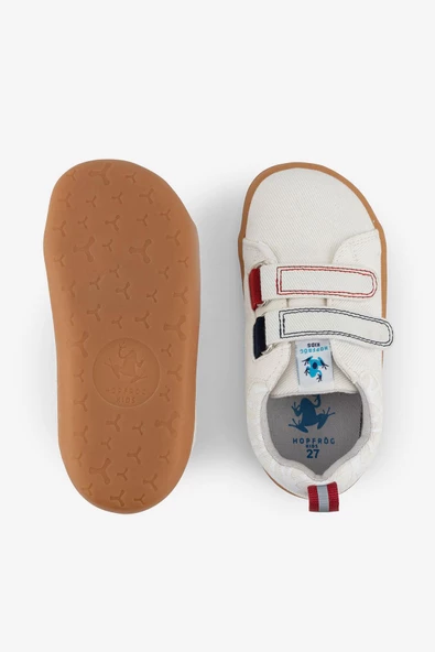 Smart Walker Recycled Canvas Eco Beyaz Barefoot Çocuk Ayakkabı - 6