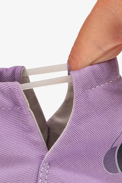 Panda Bear Hyper Mor Gül Barefoot Akıllı Patik - Resim 8