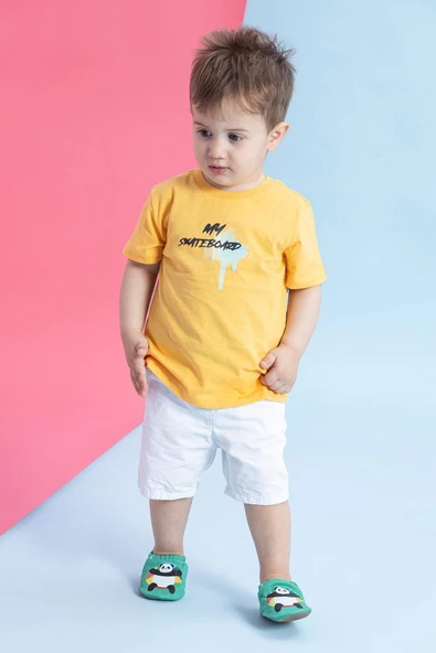 Panda Bear Hyper Mor Gül Barefoot Akıllı Patik - Resim 4