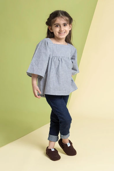 Polar Fleece Kahve Polar Barefoot Patik - 4