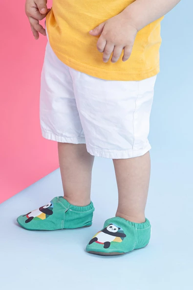 Panda Bear Hyper Toz Mavi Barefoot Akıllı Patik - 5