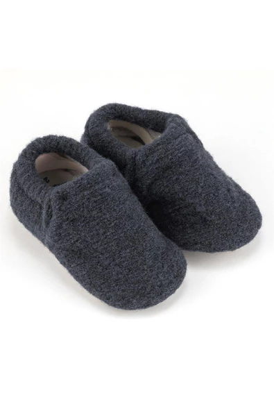 Hopfrög Kids Recycled Woo Wooly Yünlü Lacivert Barefoot Patik - 3