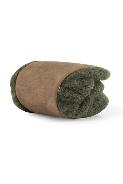 Hopfrög Kids Recycled Woo Wooly Yünlü Haki Barefoot Patik - 7