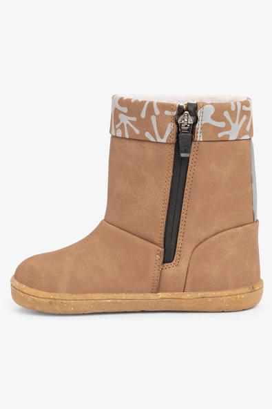 Hopfrög Kids Smart Walker Cool Boots Kahverengi Meşe Barefoot Çocuk Bot - 3