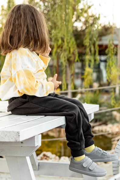 Hopfrög Kids Smart Walker Junior Süper Mat Havalı Gri Barefoot Çocuk Ayakkabı - 4
