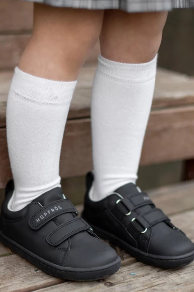 Hopfrög Kids Smart Walker Junior Süper Mat Siyah Barefoot Çocuk Ayakkabı - 5