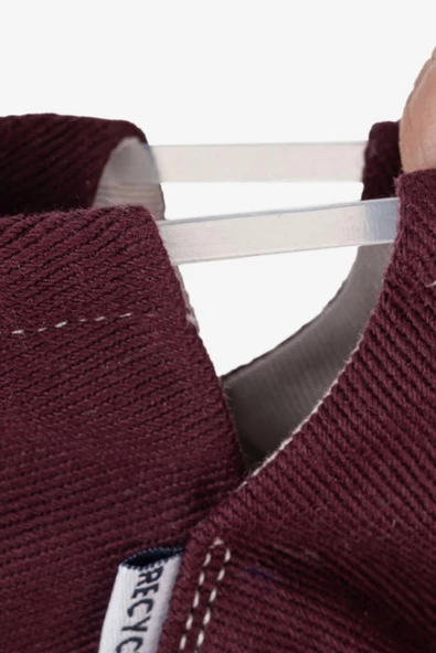 Recycled Canvas Hyper Eco Bordo Barefoot Patik - 7
