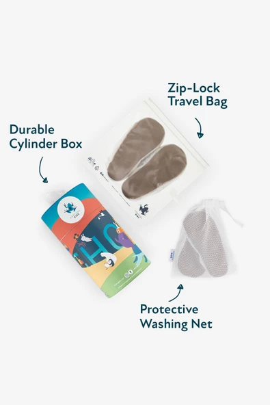 Recycled Canvas Hyper Eco Yeşil Barefoot Patik - 9