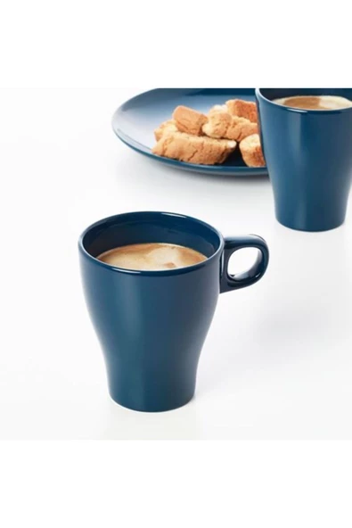 Fargrık Nescafe Çay Kahve Fincan Kupa Lacivert 25 Cl 11 Cm - 3