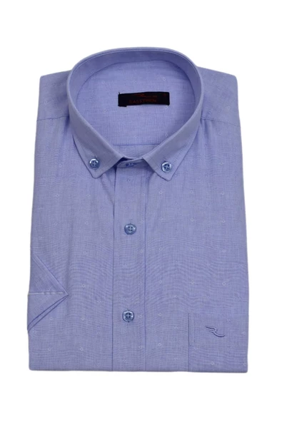 Erkek Klasik Kısakol Gömlek BGL-ST03825 - Resim 10