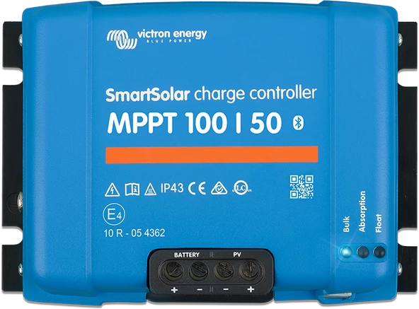 Victron SmartSolar 100/50 Mppt Solar Şarj Cihazı (Bluetooth) SCC110050210