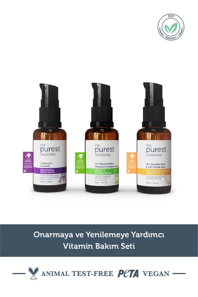 Onarmaya Ve Yenilemeye Yardımcı Vitamin Bakım Seti