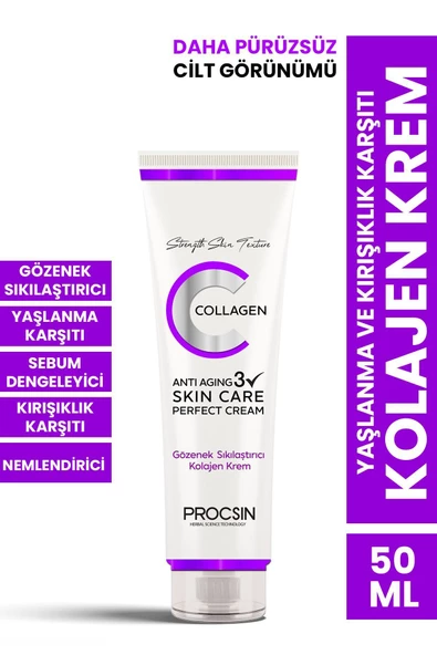 Yaşlanma Ve Kırışıklık Karşıtı Kolajen Krem 50 ml