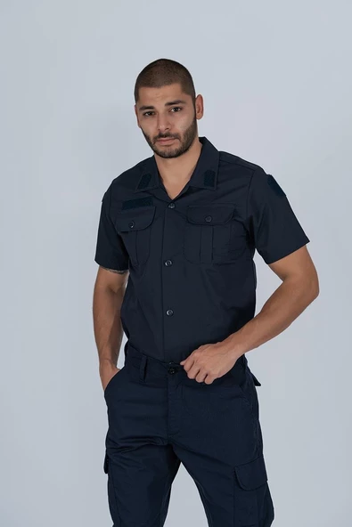 Bikatex Asayiş Kısa Kol Gömlek - 423 - 2